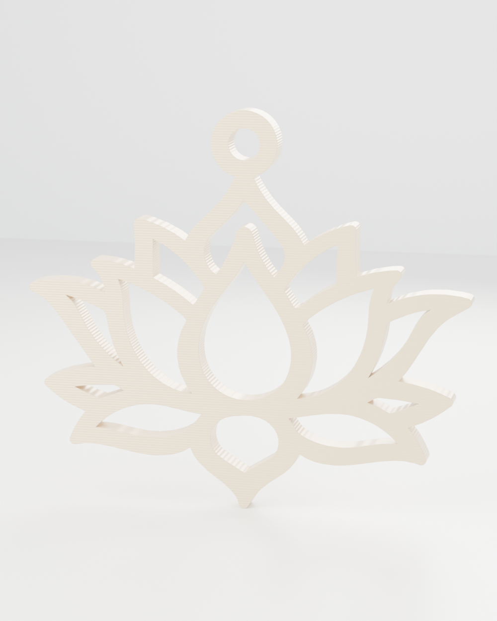 Boucles d'oreille lotus, moins d'un gramme, imprimées en 3D - Kalytra