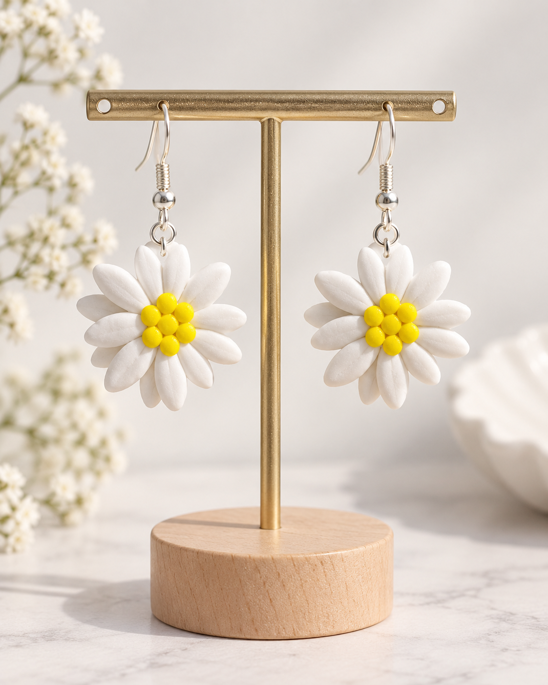 Boucles d’oreilles Marguerite